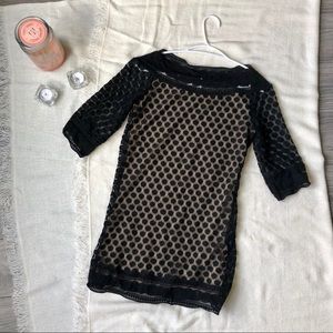 Max studio lace shirt dress